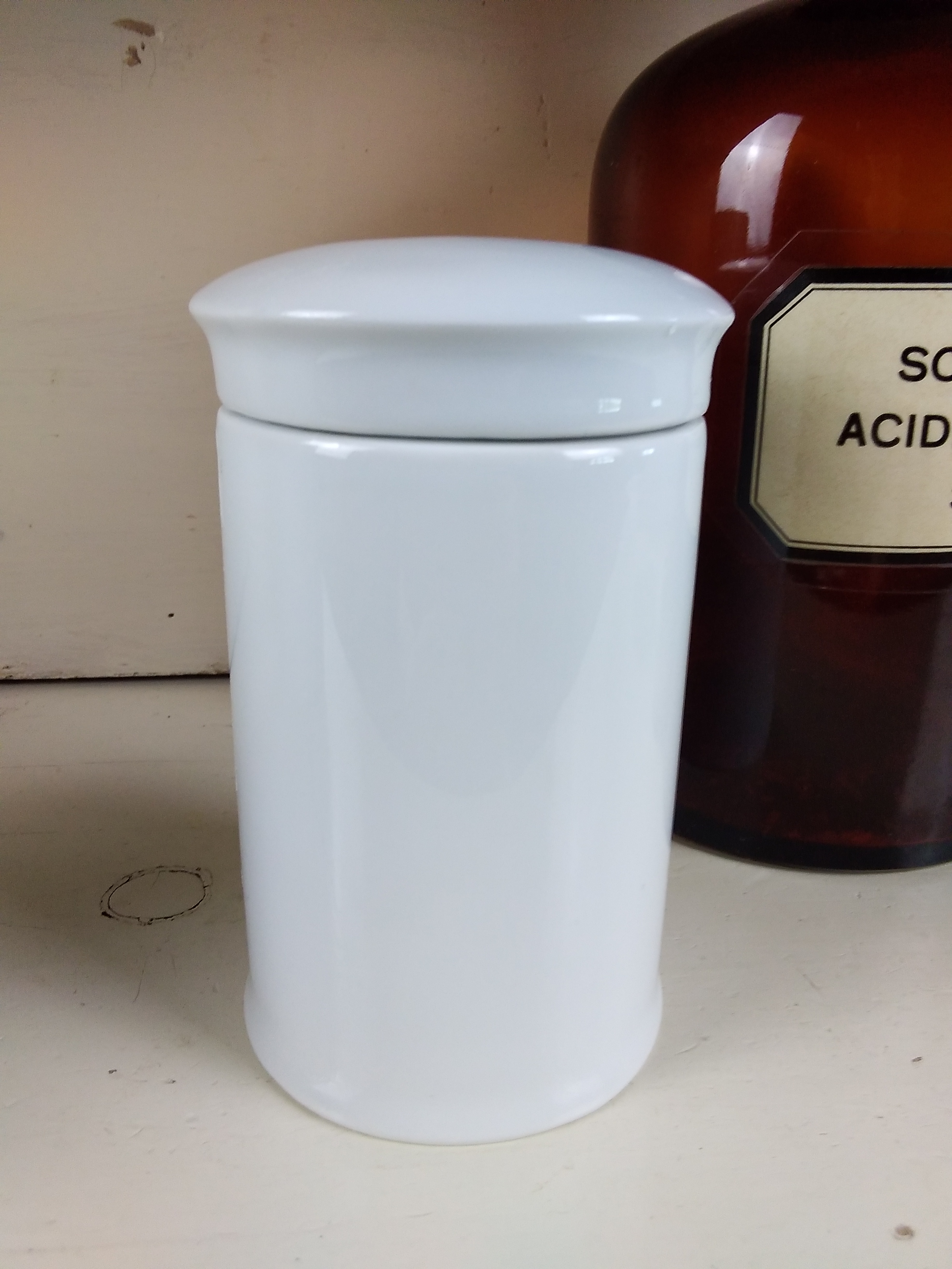 Oude apothekerspot/zalfpot 500 cc